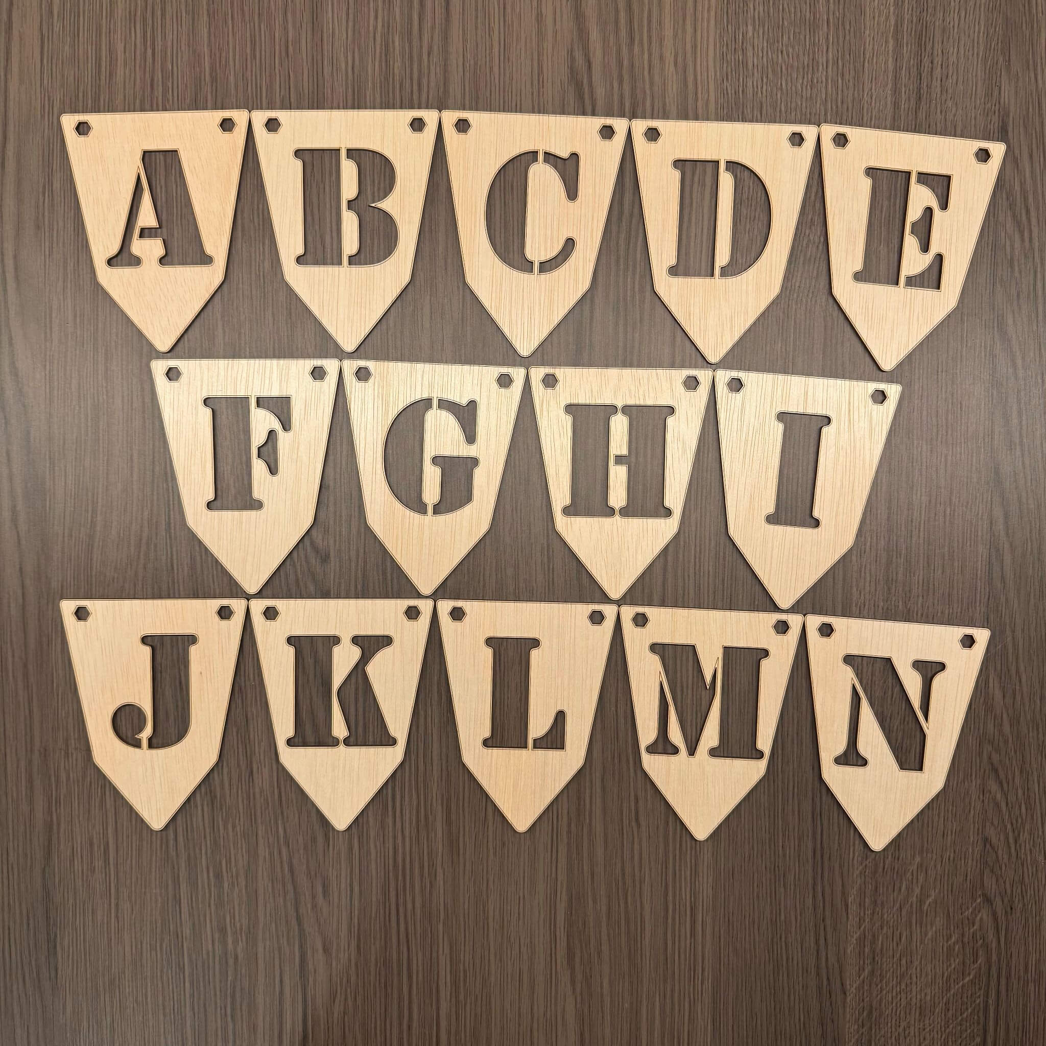 Houten slingers - Afbeelding 2